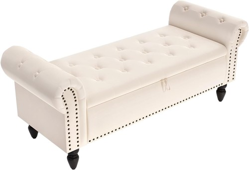 Ottoman storage bench - ottoman,