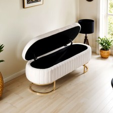 50” Sherpa Storage Ottoman
