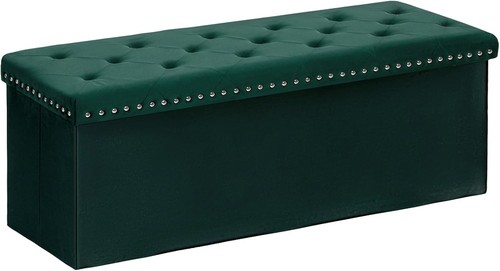 Bonlife folding ottoman bench - folding,