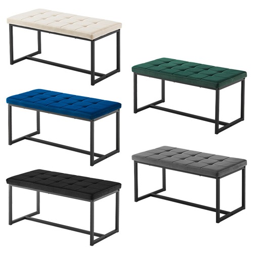 Ottoman bed end stool tufted - ottoman,