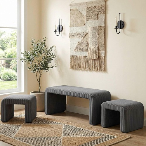 3er set upholstered - 3er,
