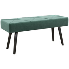 HOMCOM Green End of Bed Bench
