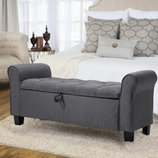 Bed End Bench Storage Ottoman