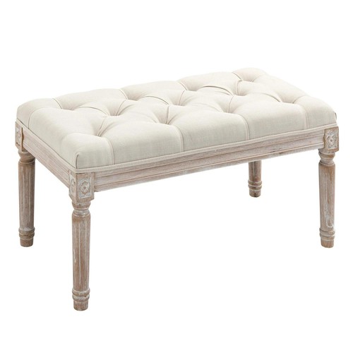 Bed bench tufted seat 80cm - bench,