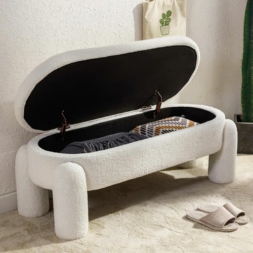 Ottoman storage stool - ottoman,