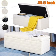 45.5" Storage Bench Ottoman