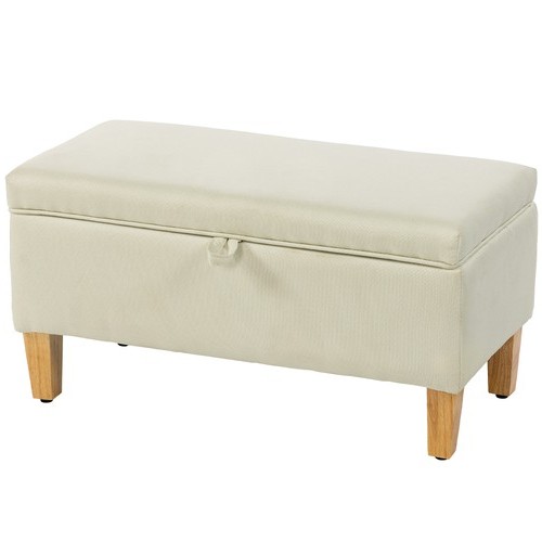 Homcom linen storage - storage, ottoman